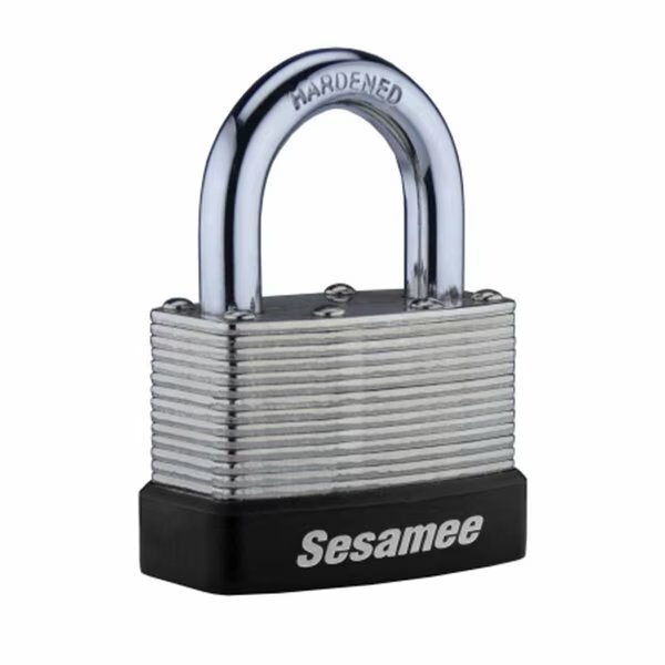 4 Dial Resettable Combination Brass Padlock, 1 in. Hardened Steel Shackle, Ccl Security, Mfr#: 436L